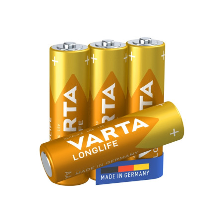 BATTERIA STILO AA 1,5V LR06 LONG LIFE 4P
