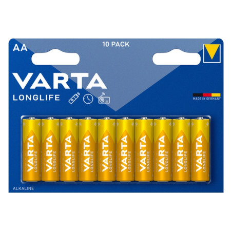 BATTERIA STILO AA 1,5V LR06 LONG LIFE 10