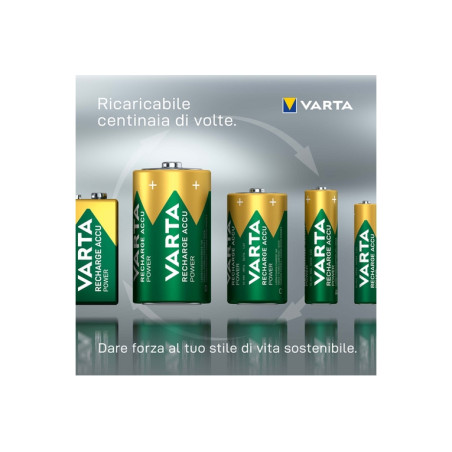 BATTERIA STILO AA RICARICABILE 2600MAH C