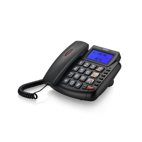 TELEFONO FISSO BRAVO 90 LCD NERO AUDIO B