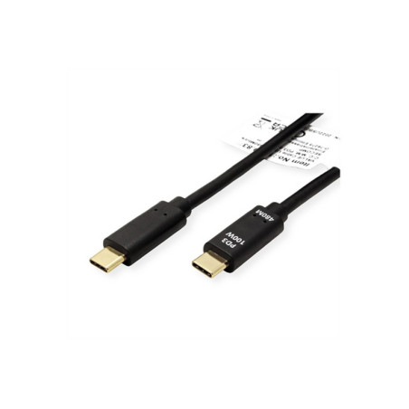 CAVO USB 2.0 C-C 1MT M/M BK CONTATTI DOR