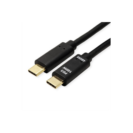 CAVO USB 2.0 C-C 3MT M/M BK CONTATTI DOR