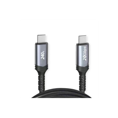 CAVO USB 4 C-C 2MT M/M BK 240W CONTATTI