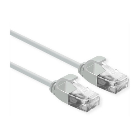 CAVO RETE UTP CAT.6A 1MT SLIM GREY NO SC