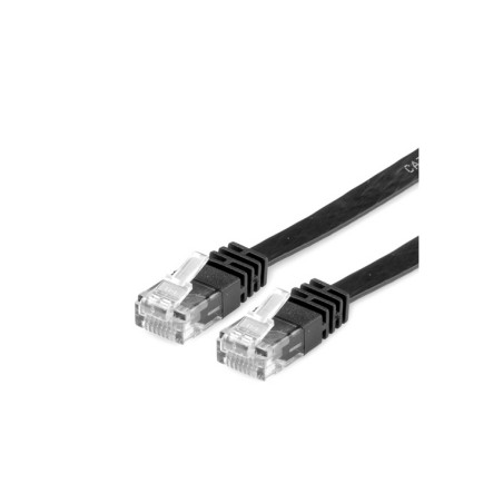 CAVO RETE UTP CAT.6A 2MT FLAT NERO NO SC