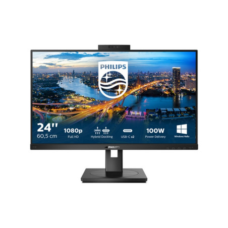 MON 23.8IPS HDMI DP USB C MM WEB PHILIPS