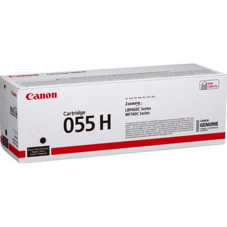 TONER CANON 055H NERO PER ISENSYS LBP 66