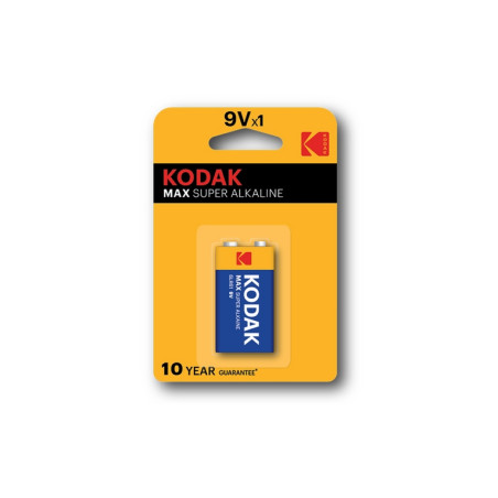 BATTERIA 6LR61 9V KODAK MAX ALCALINE