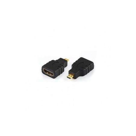 ADATTATORE MICRO HDMI-HDMI M/F BK F19PIN