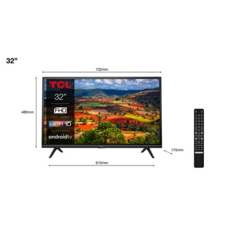 TV 32 TCL FHD ANDROID TV DVBT2 S2 DVBTS2