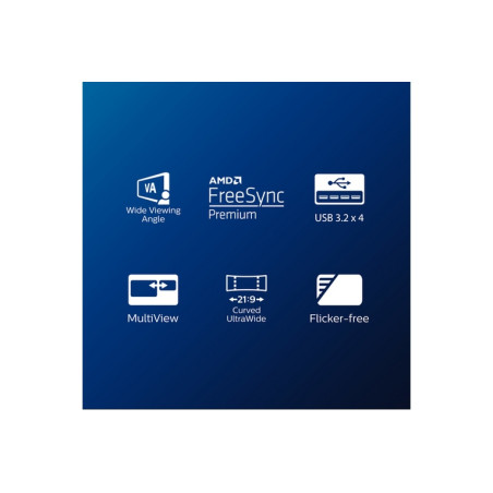 MON 34IPS 3440X1440 HDMI DP USB C 21:9 M