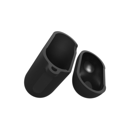 CUSTODIA SILICONE FIT AIRPODS BLACK