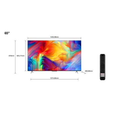 TV 65 TCL 4K UHD GOOGLE TV DVBT2 DVBTS2
