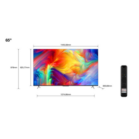 TV 65 TCL 4K UHD GOOGLE TV DVBT2 DVBTS2