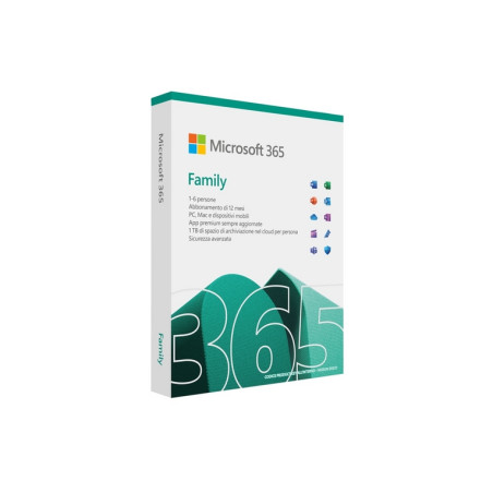 SW MS OFFICE 365 FAMILY 12M