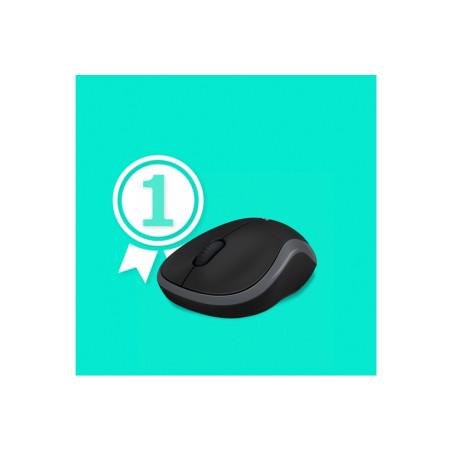 MOUSE M185 LOG CORDLESS NERO/GREY LOGITE