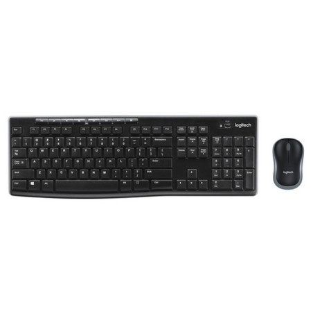 TASTIERA MK270 LOG WIRELESS+MOUSE NERA U