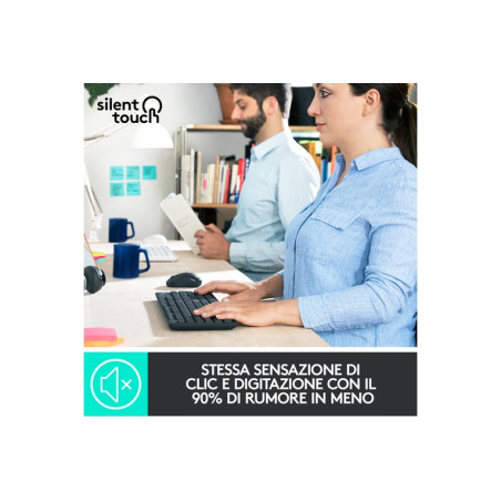 TASTIERA MK295 LOG WIRELESS+MOUSE USB SI