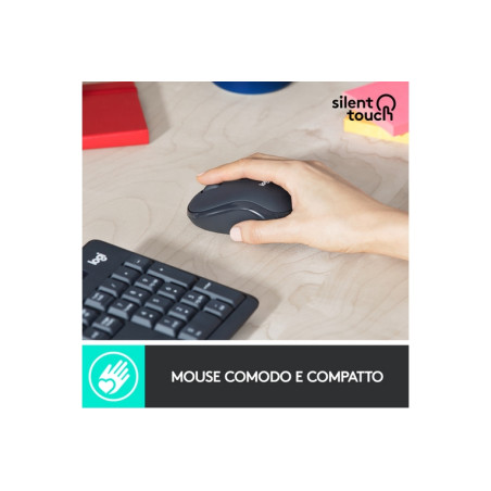 TASTIERA MK295 LOG WIRELESS+MOUSE USB SI