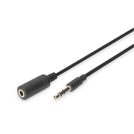 CAVO 3,5MM 2,5MT M/F PROLUNGA BK