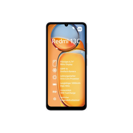 SM XIAOMI REDMI 13C BLACK 6,74 8+256GB