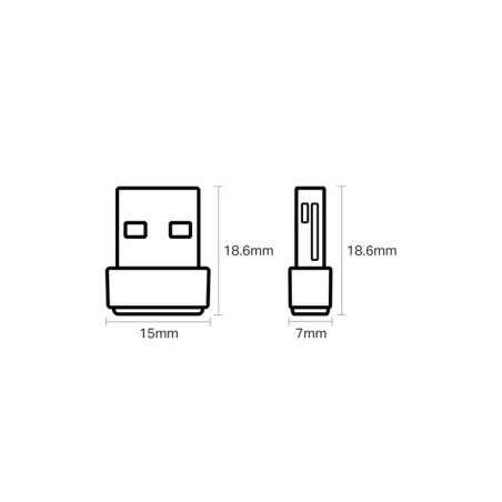SCHEDA AC600 WIFI USB MINI SIZE USB 2.0