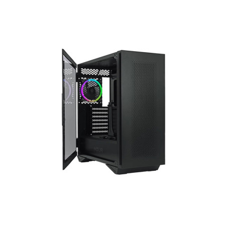 CASE MID-TOWER NO PSU IRON V6 BLK 1USB3