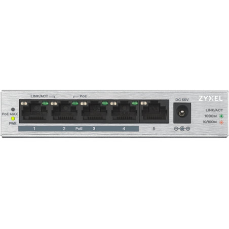 SWITCH 5P GIGABIT DI CUI 4POE FINO 60W