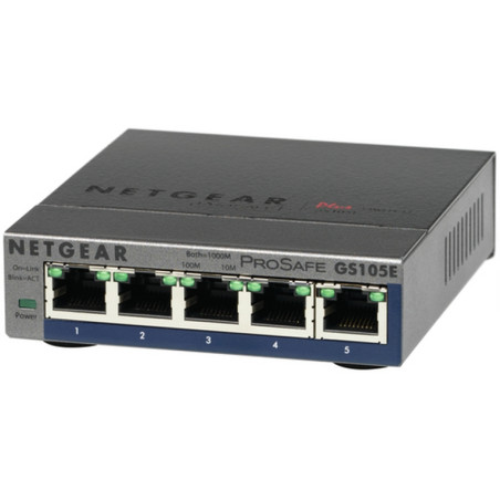 SWITCH 5P GIGABIT DESKTOP METAL CAS E