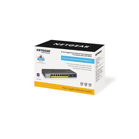 SWITCH 8P GIGABIT ETHERNET POE+ 55W +2P