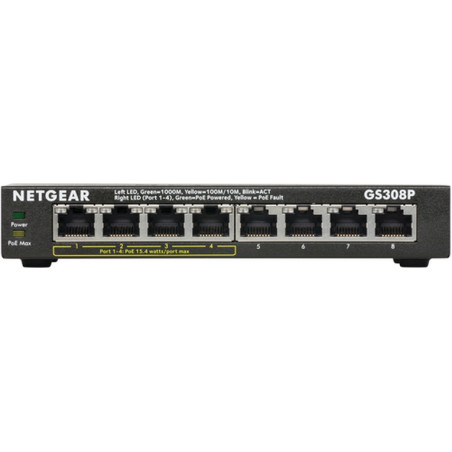 SWITCH 8P 10/100/1000 DI CUI 4P POE
