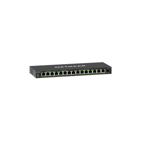 SWITCH 16P GIGABIT ETH POE+ 180W +1 PSFP