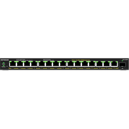 SWITCH 15P GIGAB POE DESKTOP FIBRAE &DES