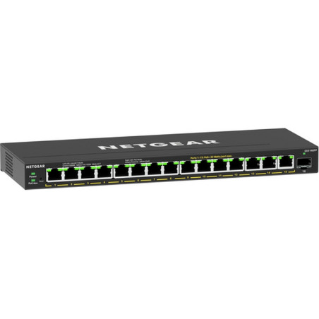 SWITCH 15P GIGAB POE DESKTOP FIBRAE &DES