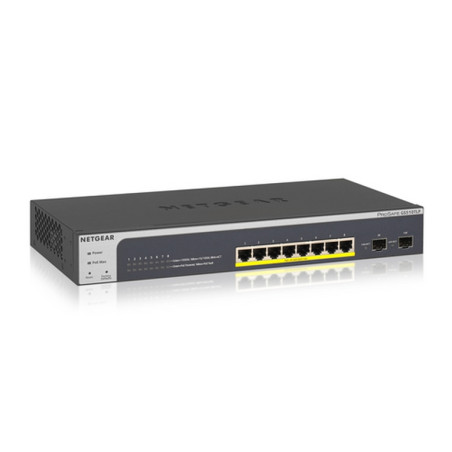 SWITCH 8P POE+ 10/100/1000 2SLOT GIGABIT