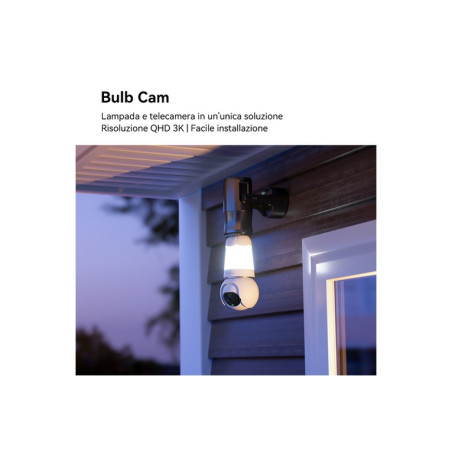 CAMERA E27 BULB CAM 2K (3MP) PTZ 340/90?