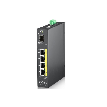 SWITCH 5P GIGABIT POE UNMANAGED INDUSTRI