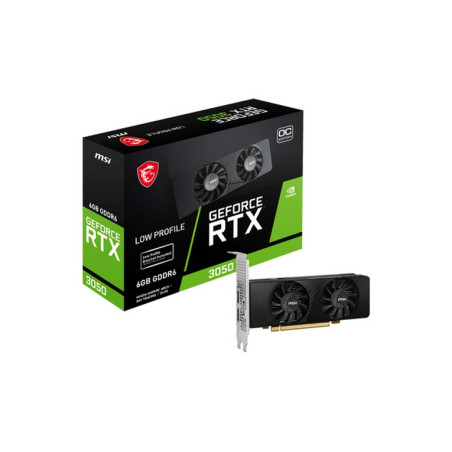 VGA MSI RTX 3050 LP 6G OC OC 6GB DDR6 12