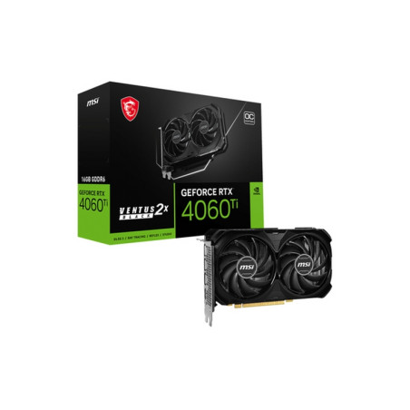 VGA MSI RTX 4060 TI VENTUS 2X BLACK 16G