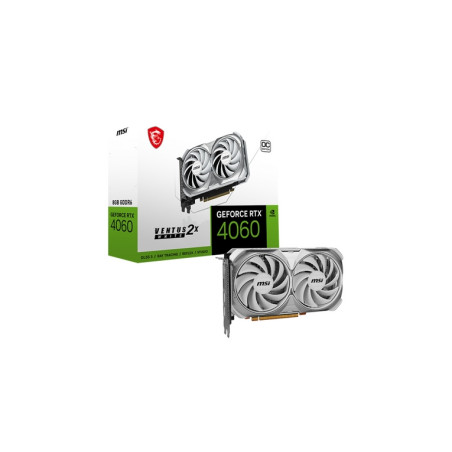 VGA MSI RTX 4060 VENTUS 2X WHITE 8G OC 8