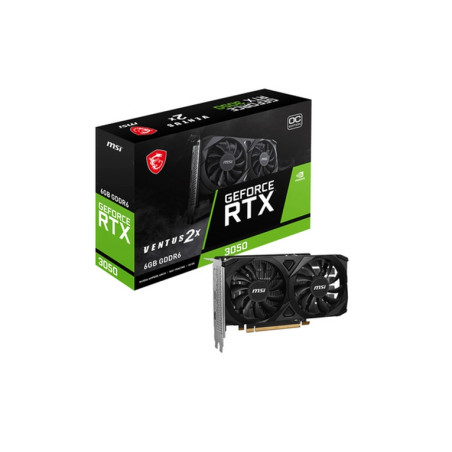 VGA MSI RTX 3050 VENTUS 2X E 6G OC 6GB D