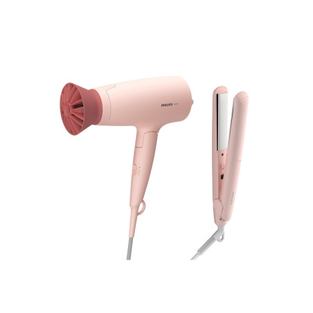 PHILIPS KIT ASCIUGACAPELLI+PIASTRA LISCI
