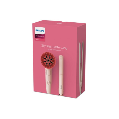 PHILIPS KIT ASCIUGACAPELLI+PIASTRA LISCI