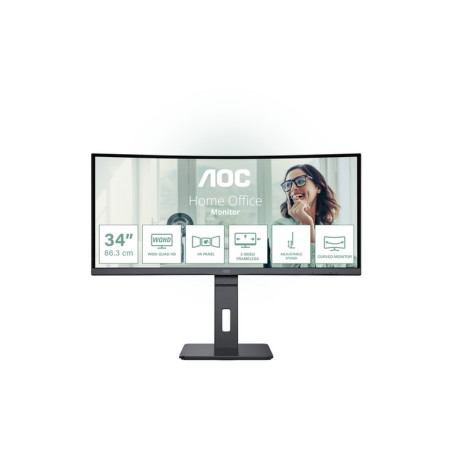 MON 34 VA 3440X1440 HDMI DP USBC AOC CU3