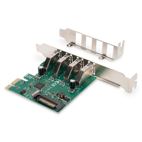 SCHEDA PCI-E USB 3.0 4 PORTE 5BIT/S