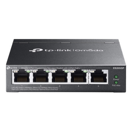 SWITCH OMADA 5-PORTGB EASY MAN 4POE 4XGB