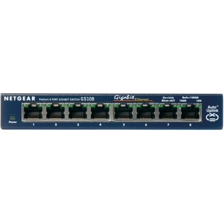 SWITCH 8P GIGABIT ALIMENT.ESTERNO M ETAL