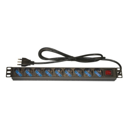 ARMADIO RACK MULTIPRESA 9 PRESE 19 TRIPO