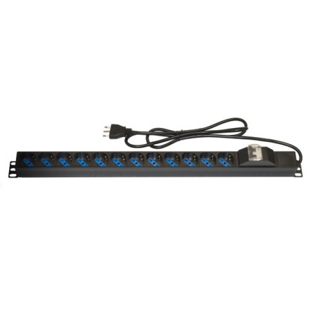 ARMADIO RACK MULTIPRESA 12 PRESE VERTICA
