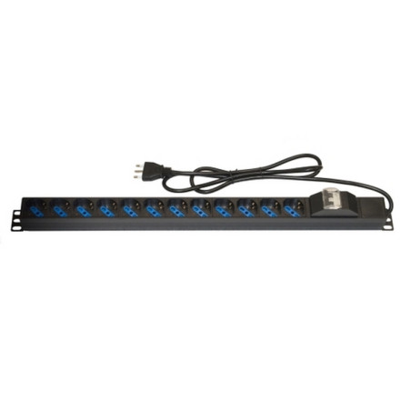 ARMADIO RACK MULTIPRESA 12 PRESE VERTICA